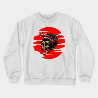 Geisha Skull Crewneck Sweatshirt